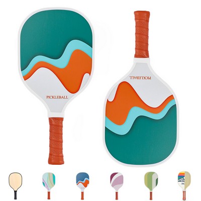 Full Color Wooden Pickleball Paddle
